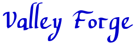 Valley Forge font